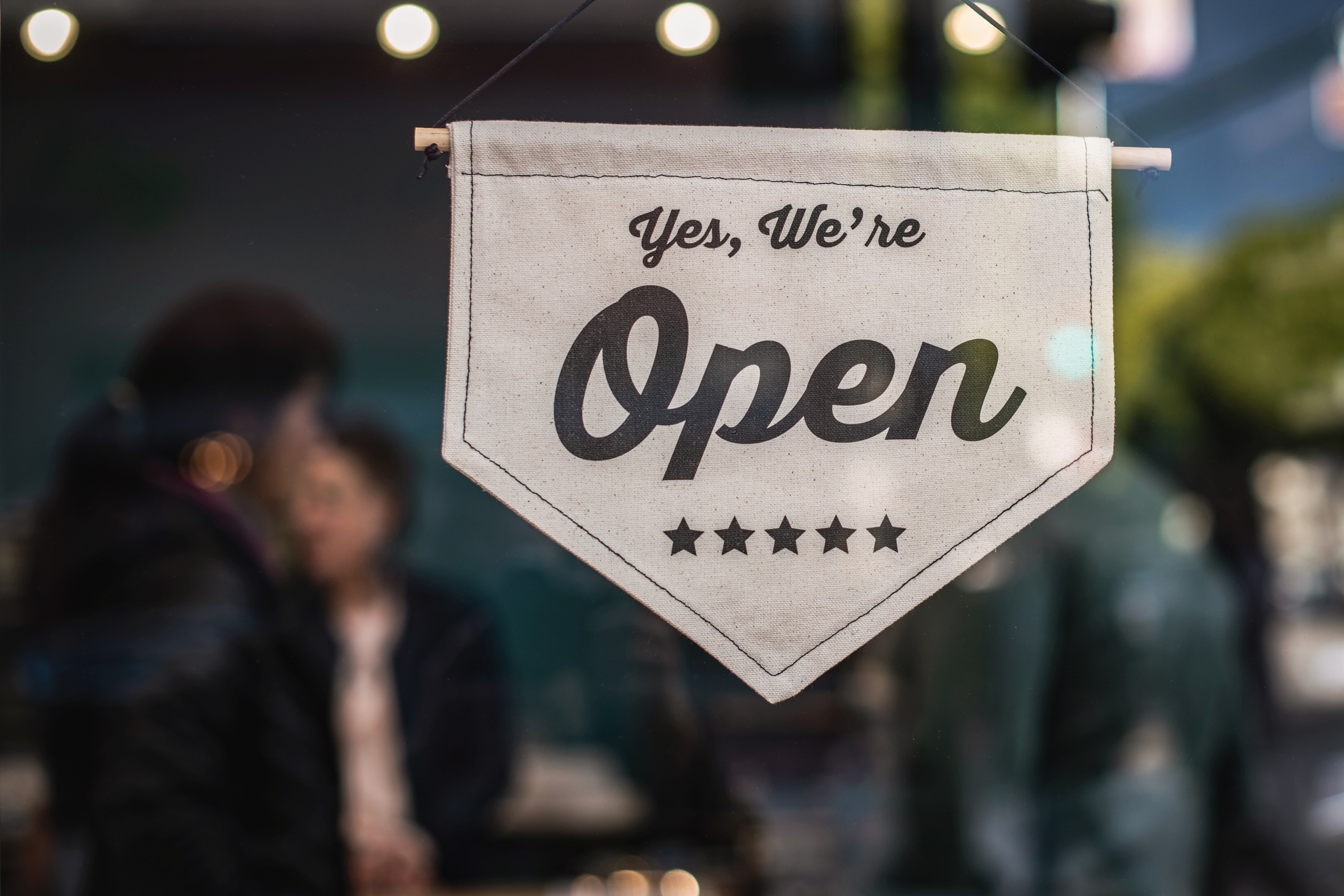 open and ready for business